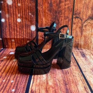 Platform Black Heels